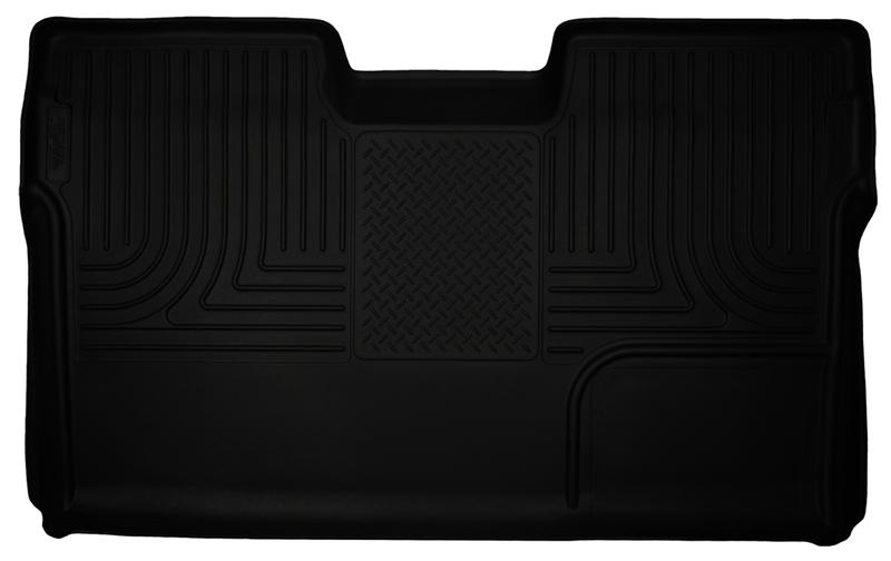 Ford F-150 Floor Liner - Rear - Husky Liners - WeatherBeater - Black - `09-`12